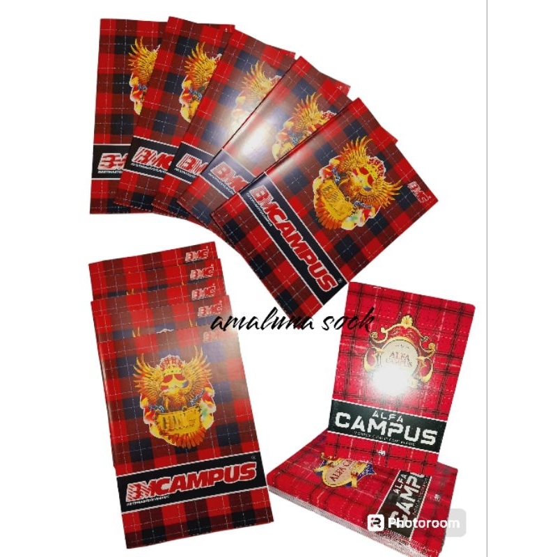 

1 pack(10 piece) buku campus, buku tulis sekolah
