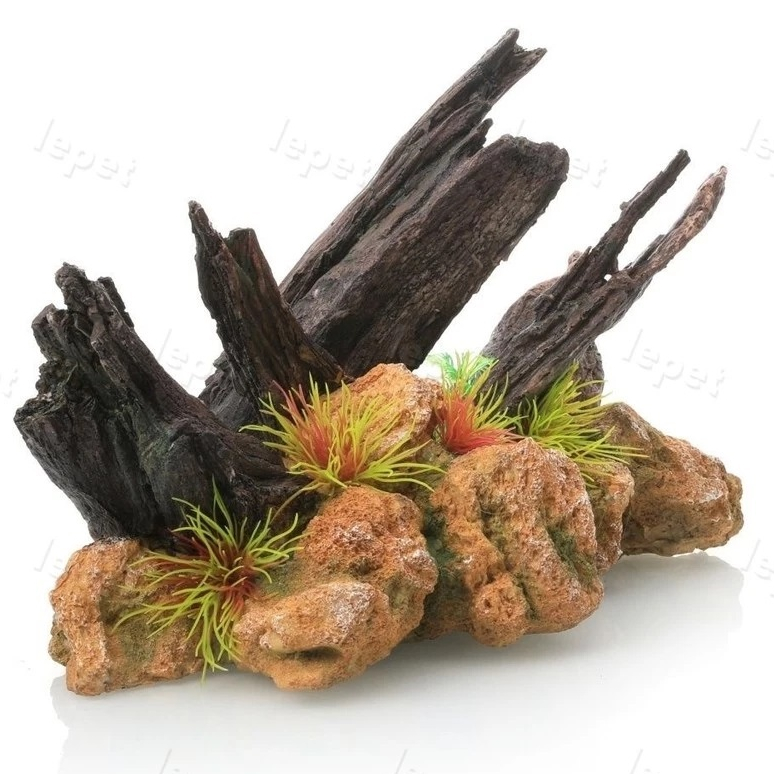 Rockwood aquarium landscape, rockwoood tank decoration, hiasan aquarium kayu bercabang, dekorasi aqu