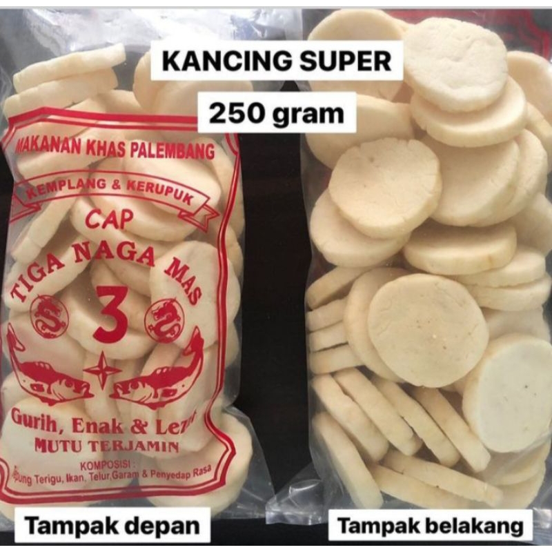 

KEMPLANG KANCING SUPER (2 BUNGKUS @250 GRAM)