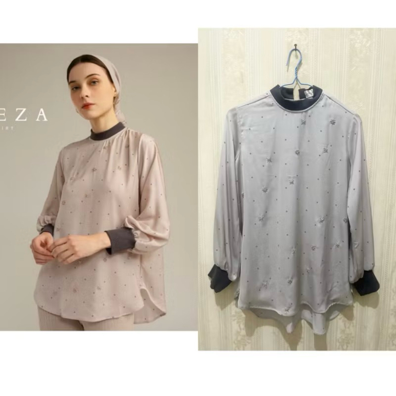 preloved mehr hijab aleza blouse size M original