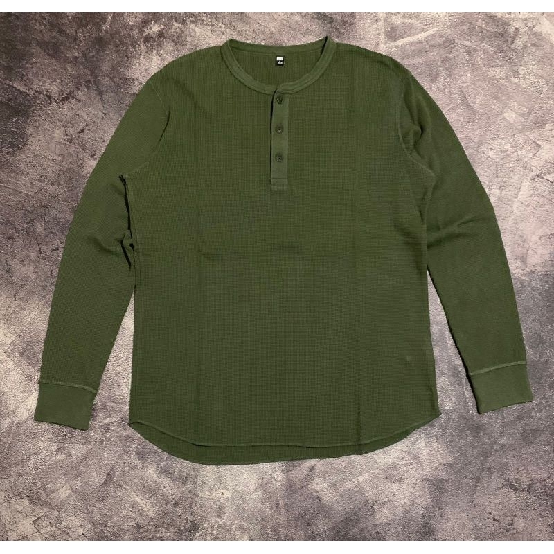 Longsleeve Waffle Uniqlo