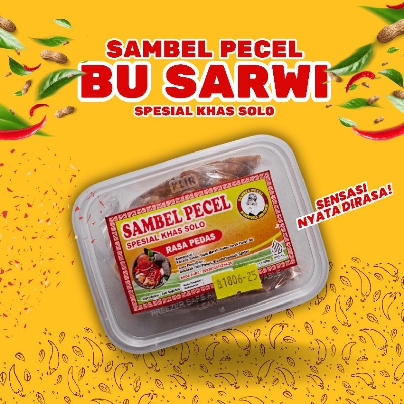 

Sambel Pecel Solo Bu Sarwi 250 gram