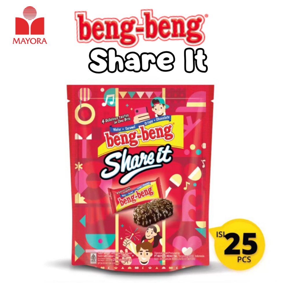 

Bengbeng Share it isi 25 pcs - Cemilan coklat