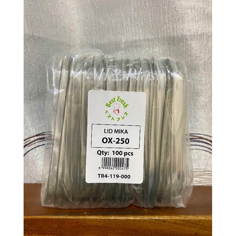 RB Aluminium Foil Tray OX-250 + Tutup / Tray P-258 + tutup/ Wadah Aluminium foil Tray Ox-250 isi