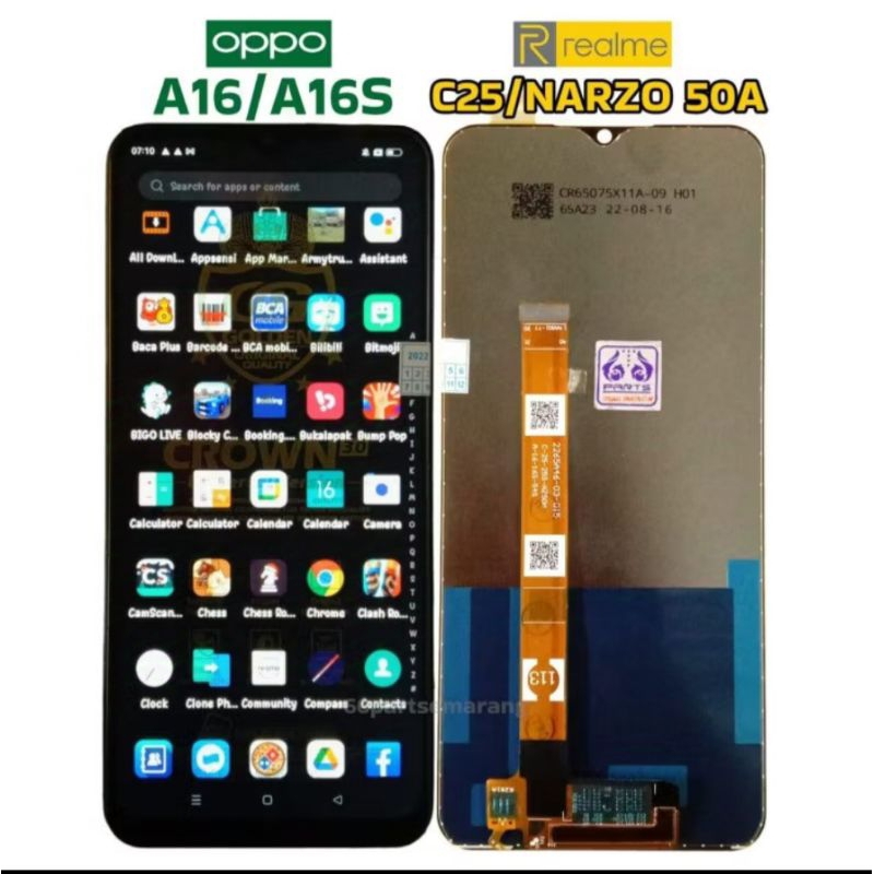 LCD OPPO A16 A31 A5 A9 2020 REALME C25 NARZO 50A OG SHINENSTAR