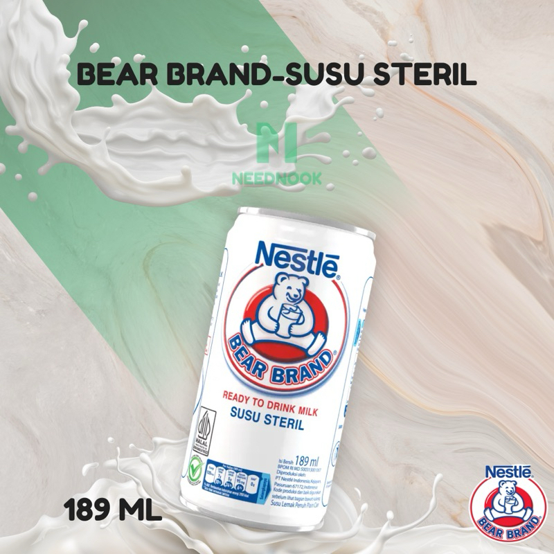 

Susu beruang bear brand 1 dus isi 30 pcs 189ml susu murni 100% steril