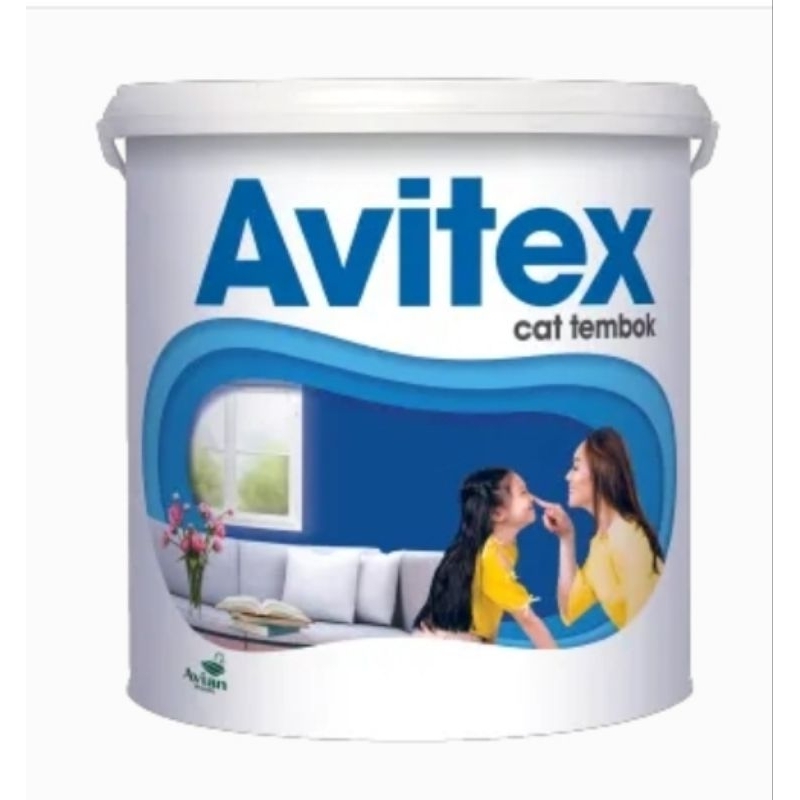 CAT TEMBOK AVITEX 5KG DINDING PLAFON GYPSUM ETERNIT PAPAN BOARD BISA REQUEST WARNA HIJAU SAGE