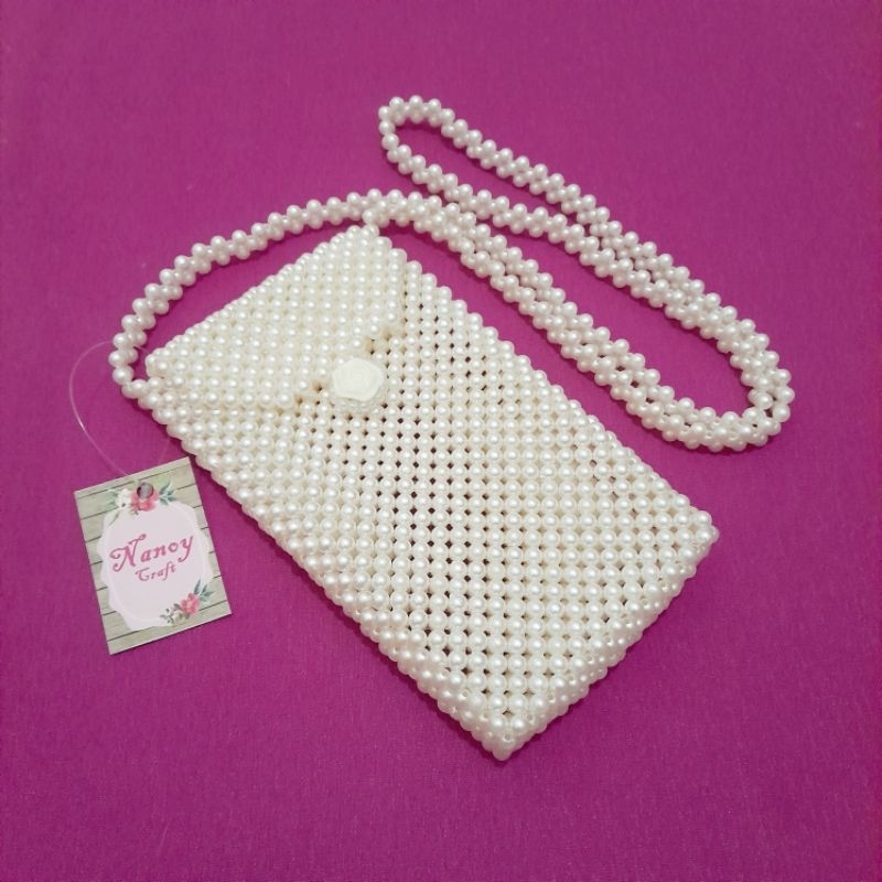 TAS MANIK-MANIK / Tas hp /tas manik MUTIARA /tas manik-manik/tas selempang
