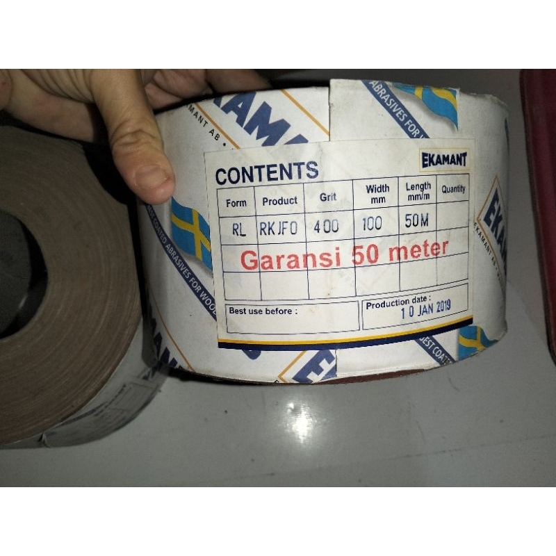 EKAMANT - Amplas roll /Amplas Roll Ekamant RKJFO 50 Meter Grit 400