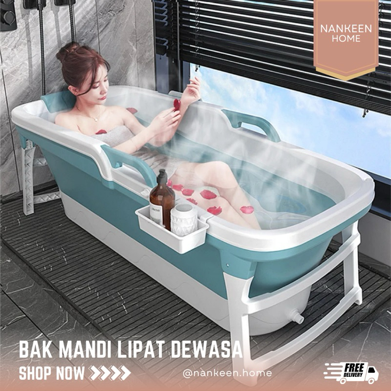 nankeen Bak Mandi Lipat besar Dewasa Portable/SPA Bathtub Adult/Bak Mandi SPA/Bak Mandi Lipat
