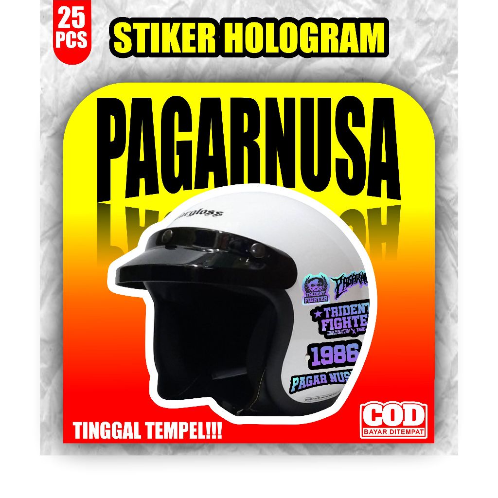 

Stiker Hologram stiker Perguruan Pagar Nusa isi 25pcs anti air [Pn04]