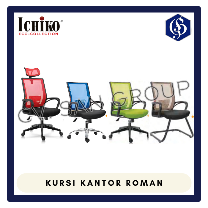 Kursi Kantor Kursi Kerja Kursi Staff Ichiko Eco - ROMAN