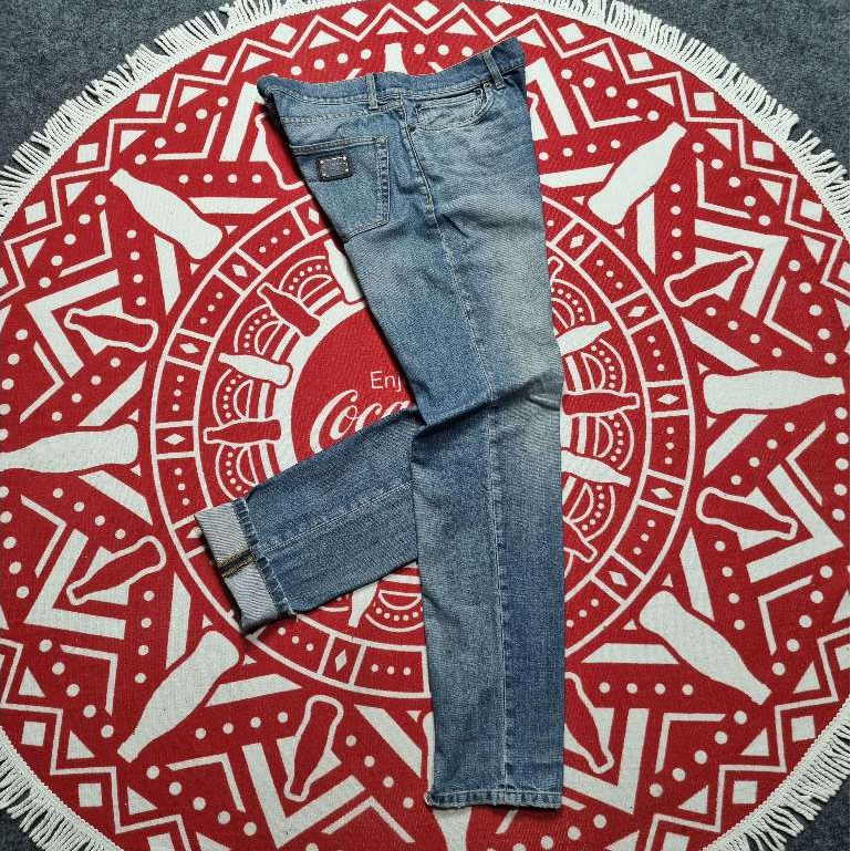 Dolce & Gabbana jeans denim celana panjang D&G