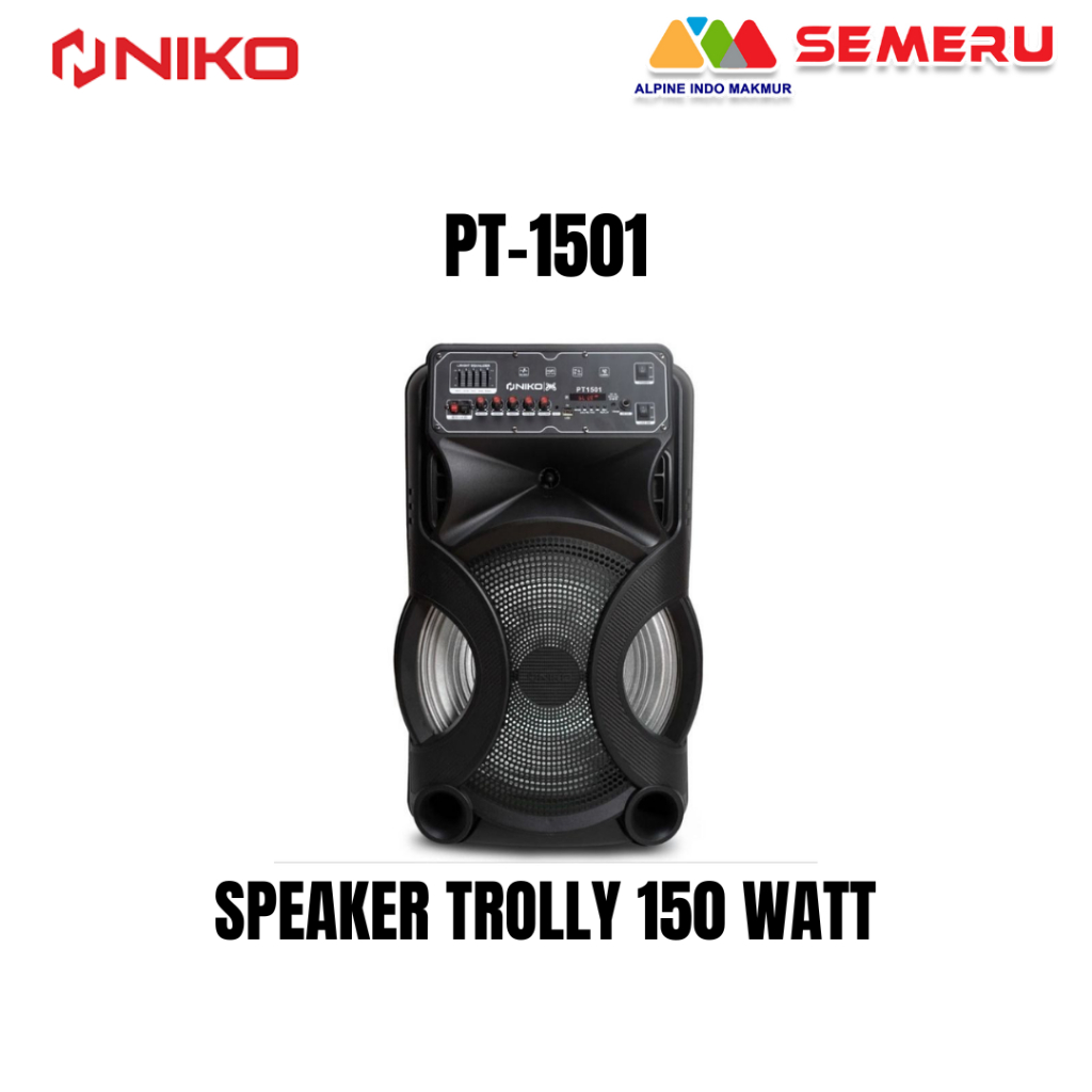 NIKO SPEAKER TROLLY 150 WATT PT-1501