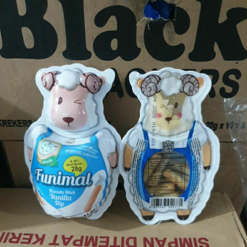 

funimal biskuit cocol rasa vanila isi 10 pcs