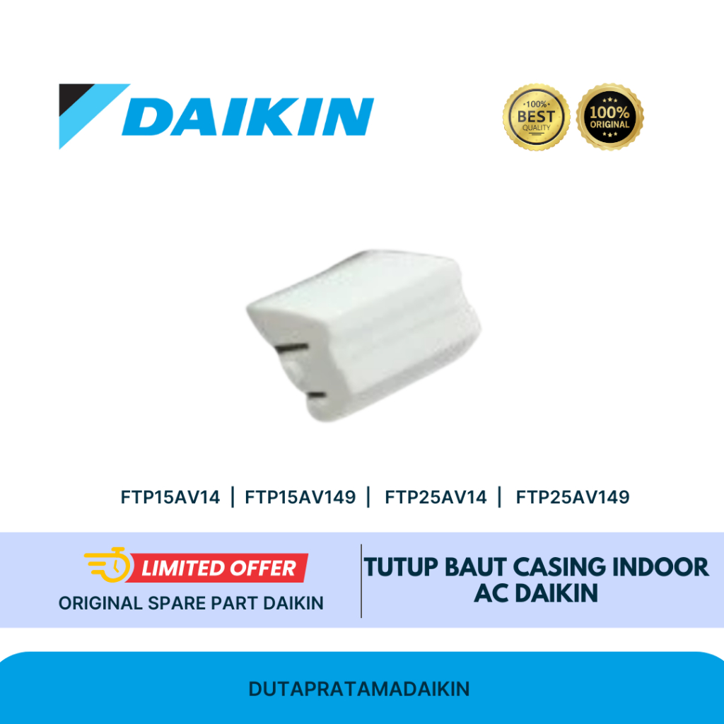 TUTUP BAUT CASING INDOOR AC DAIKIN FTP15AV14 FTP15AV149 FTP25AV14 FTP25AV149 ORIGINAL