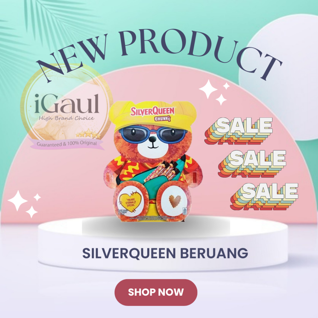 

SilverQueen Beruang Chunky Cokelat 3 x 30 g