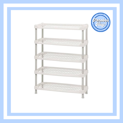 RAK SEPATU KIRAMAS / RAK SEPATU PLASTIK / RAK SENDAL PLASTIK / RAK SUSUN 3 RAK SUSUN 4 RAK SUSUN 5