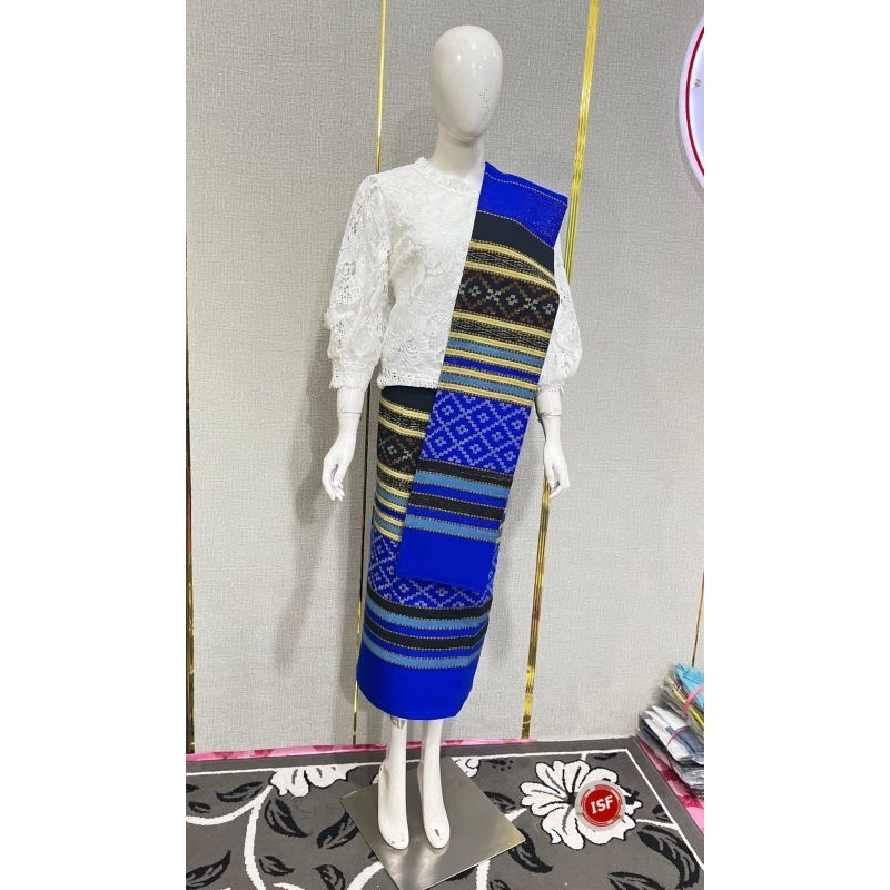 Rok& Selendang Bangkok bahan tenun/madam rose Made in Thailand