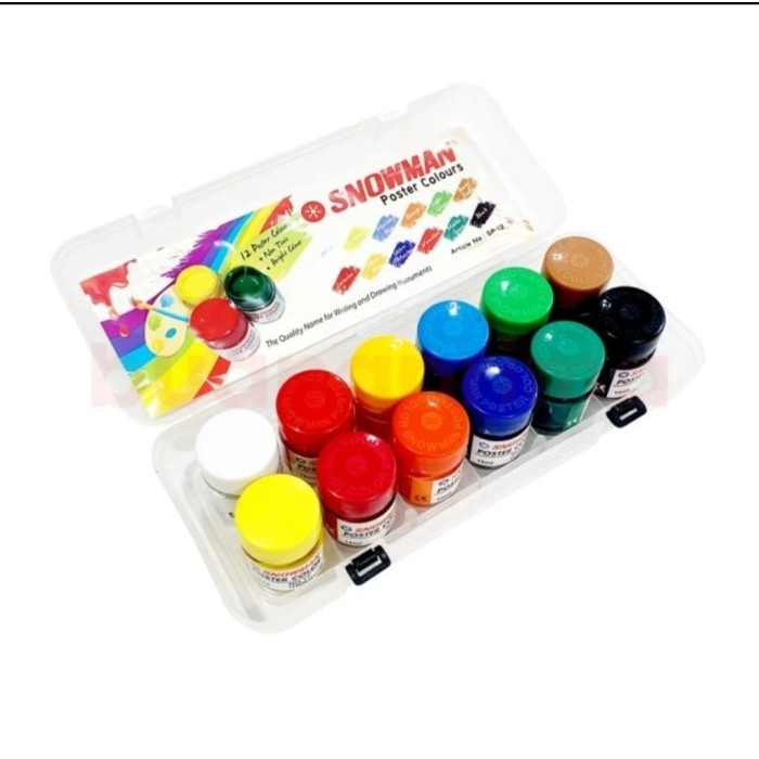 

Cat Poster Colour Snowman 12 Warna 15ml SP-12