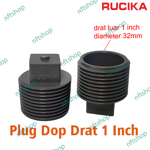 Dop Plug Tutup Drat Luar 1 Inch