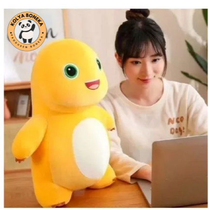 Boneka Dino Nailoong Jumbo Ukuran 70 CM SNI Boneka Dino Kuning Boneka Dino Nailong Dino Nailoong