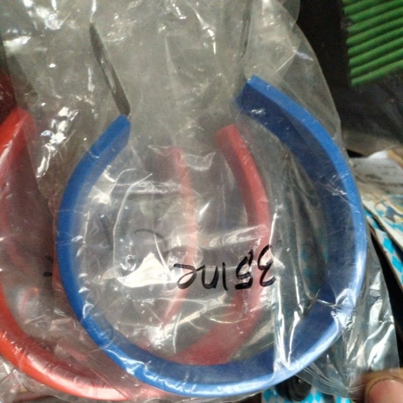 kleman knalpot besar plat gantungan knalpot