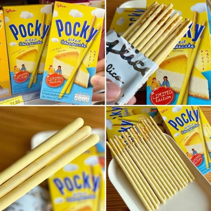 

Glico Pocky Baked Cheesecake Almond Chocolate Oreo Kitkat Creamy Matcha Pocky Limited Edition