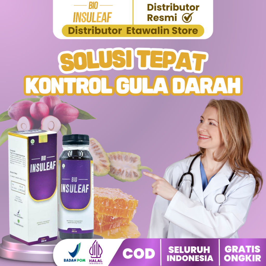 

Bio Insuleaf - Solusi Atasi Kencing Manis Diabetes Mellitus Kontrol Gula Darah Cegah Gagal Ginjal
