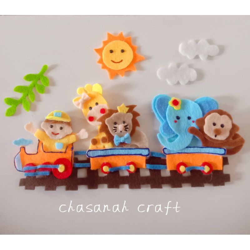 APLIKASI BONEKA FLANEL TANPA DAKRON/APLIKASI FLANEL/APLIKASI BONEKA HEWAN/APLIKASI BINATANG DARI FLA