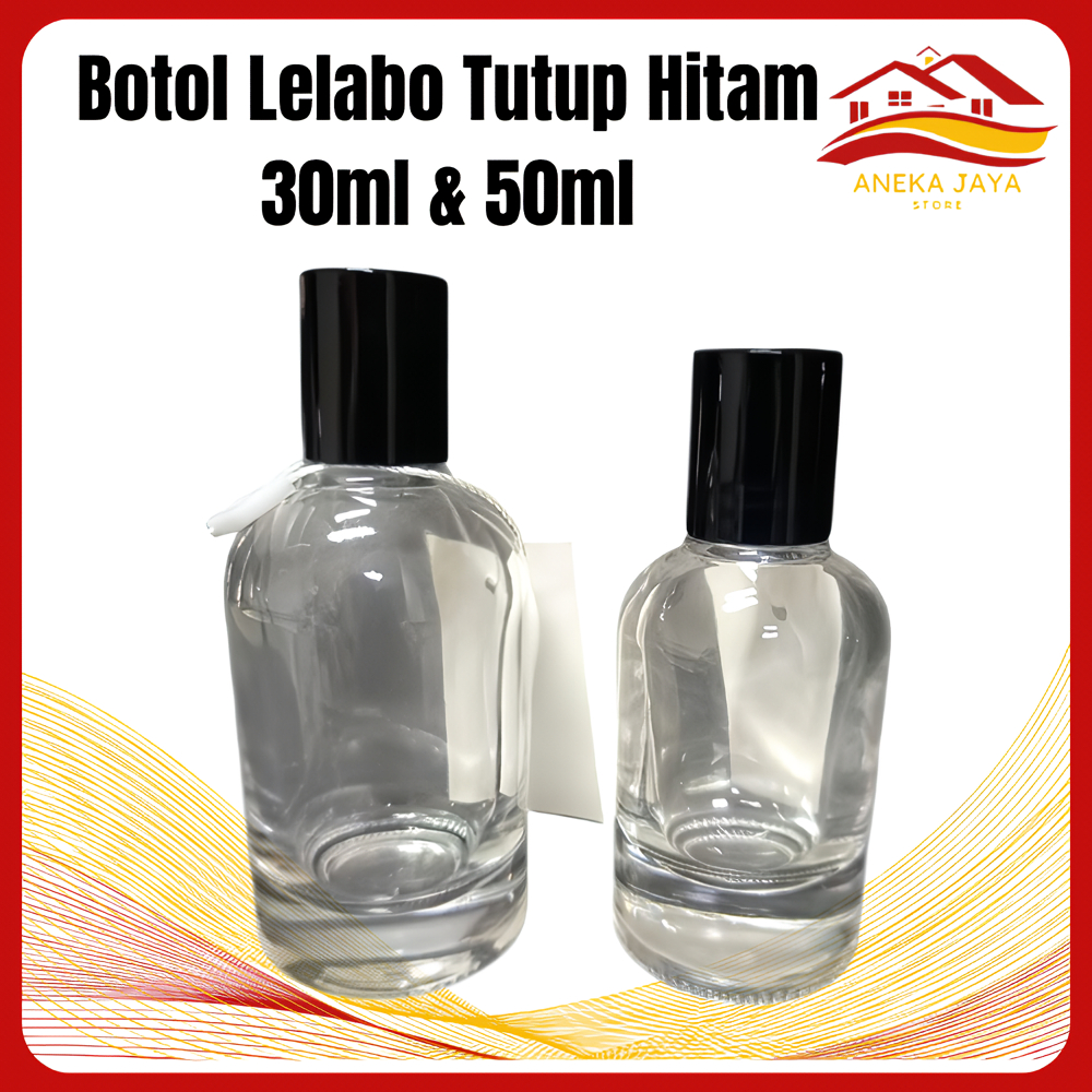 Botol parfume Lelabo 30ml Dan 50ml Tutup Hitam / Botol Parfume