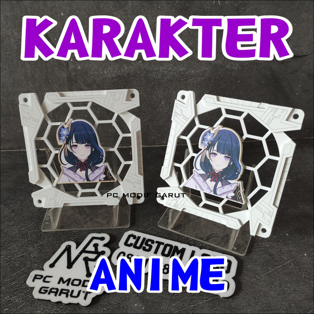 AKSESORIS PC FAN GRILL / KIPAS CUSTOM LOGO KARAKTER ANIME EDITION