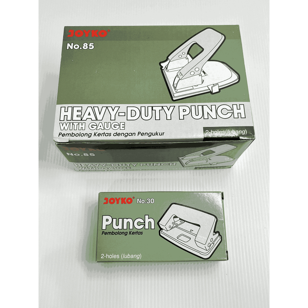 

JOYKO Puncher / Pembolong Kertas No. 30 & No. 85 (Heavy Duty Punch)