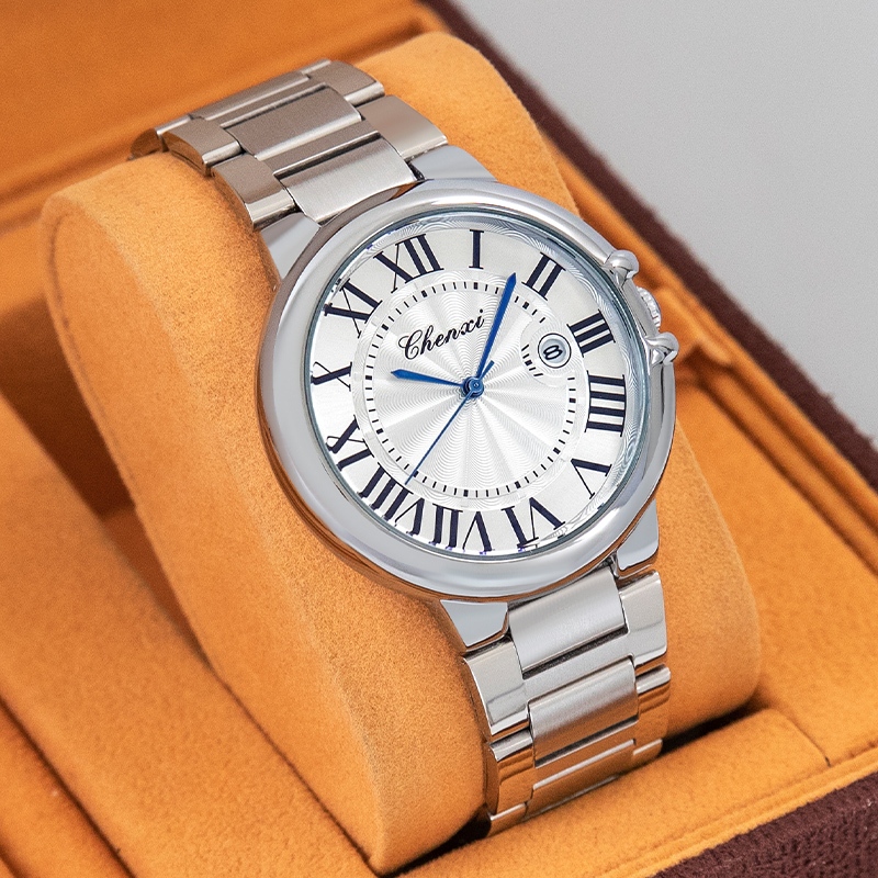 Jam Tangan Pria Anti Air CHENXI 0039B otomatis tahan air Analog rantai Arloji automatic Pria Terbaru