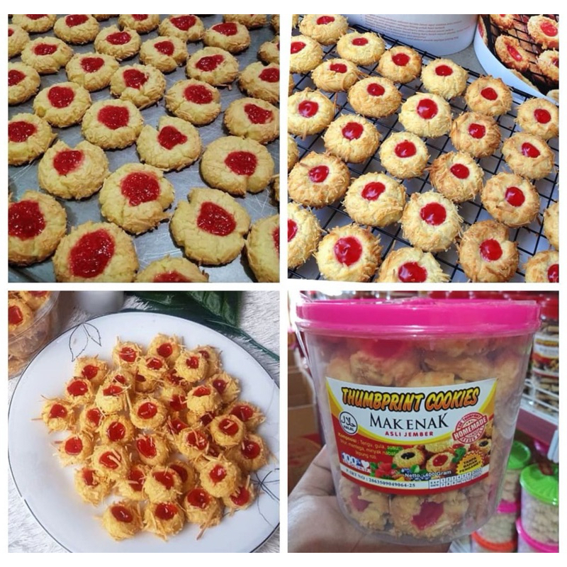 

MAK ENAK Thumbprint Cookies 600gram