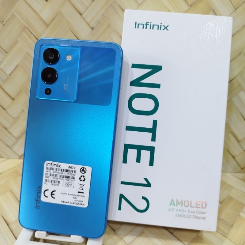 Infinix Note 12 8/128GB Handphone Second Seken Bekas Fullset