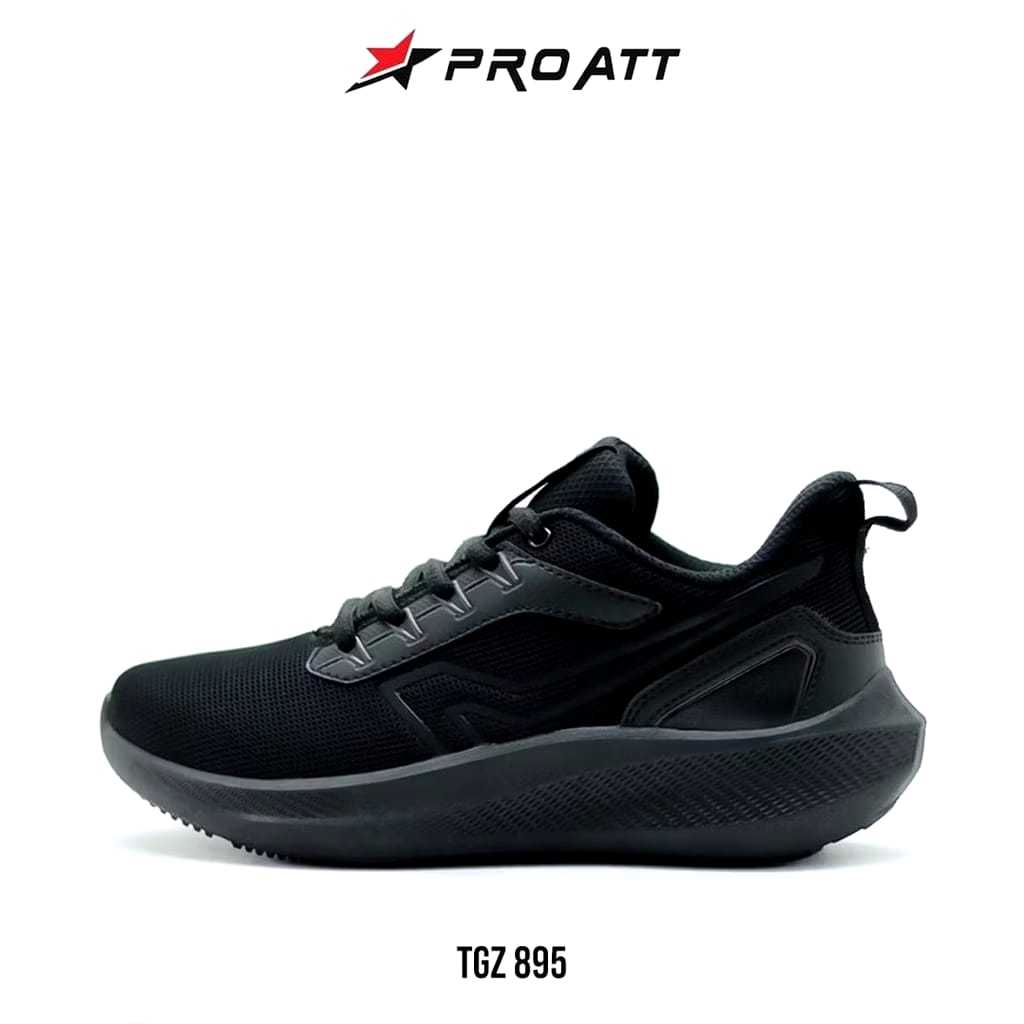 SEPATU PRO ATT TGZ 895 - SEPATU SNEAKERS PRIA - SEPATU SEKOLAH HITAM