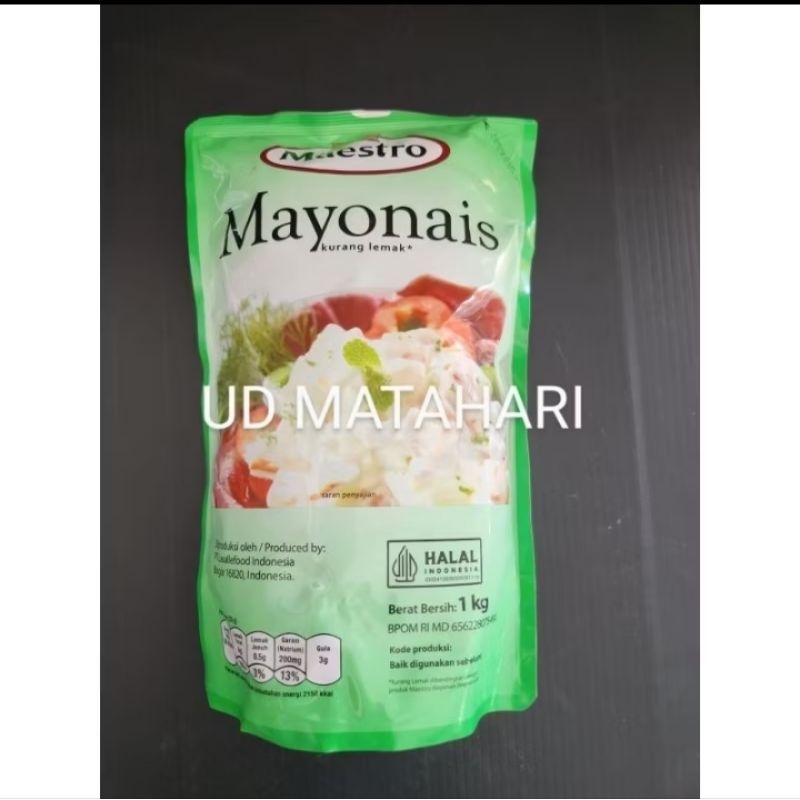 

Mayonaise Indoku ( 500gram ) / mayonais / dressing salad Original Dan Manis/Mayonais/Mayonaise Maestro/Mayonaise Mamayo / Maestro