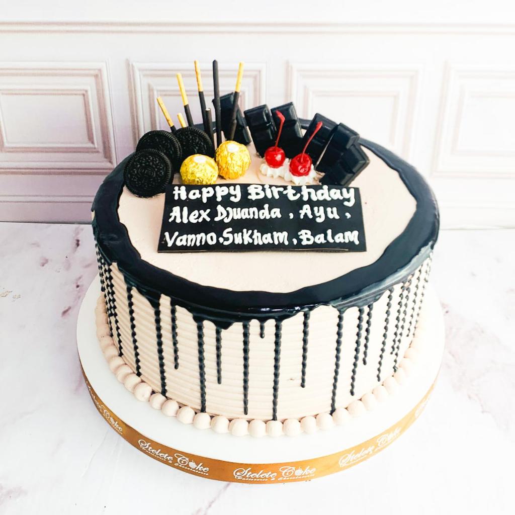 

kue ulang tahun/Birthday Cake/Kue ultah Tema Chocolate/birthday cake/Chocolate Cake