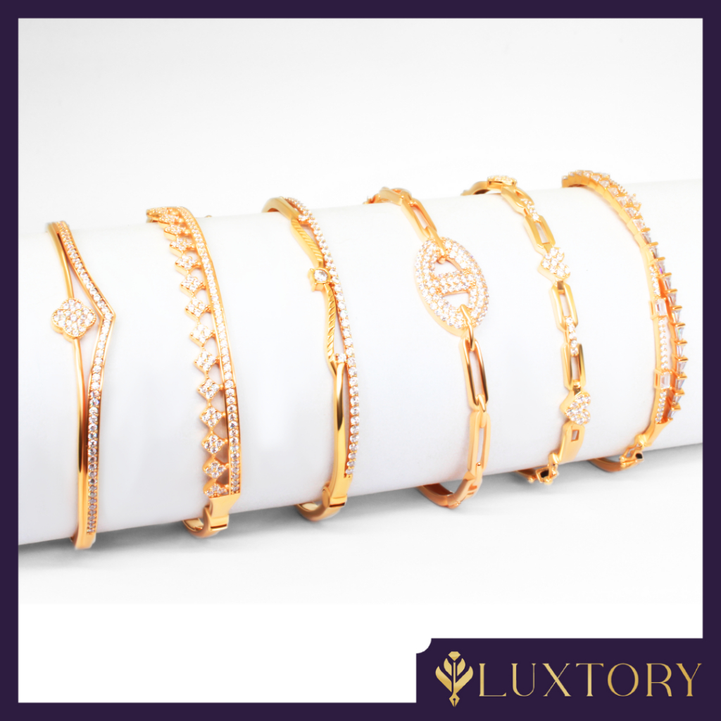 Gelang Bangle Emas Varian Kadar 6K