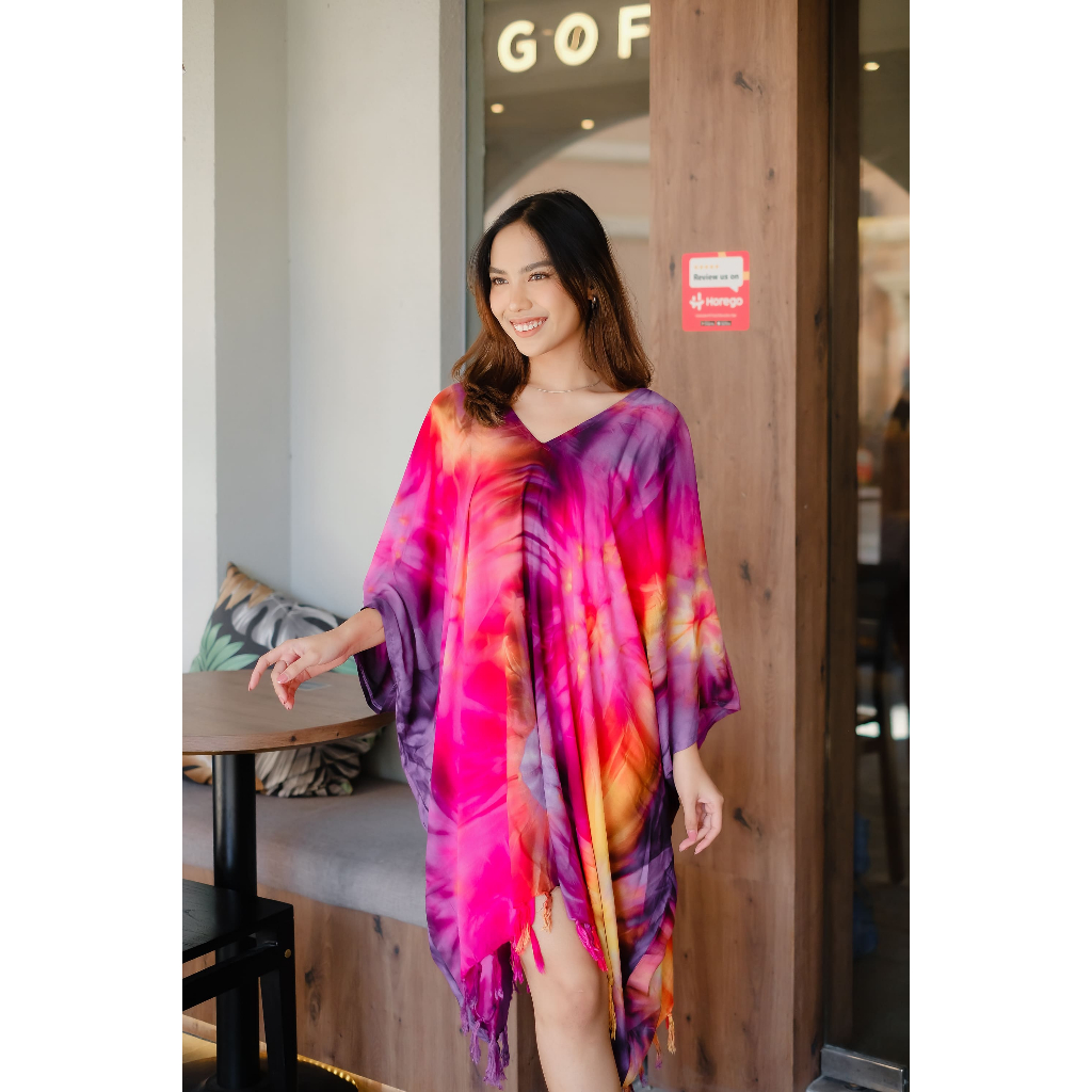 SINARAN KAFTAN | DASTER CANTIK l TIE DYE HANDMADE | ADEM & ANGGUN | FINDMEERA