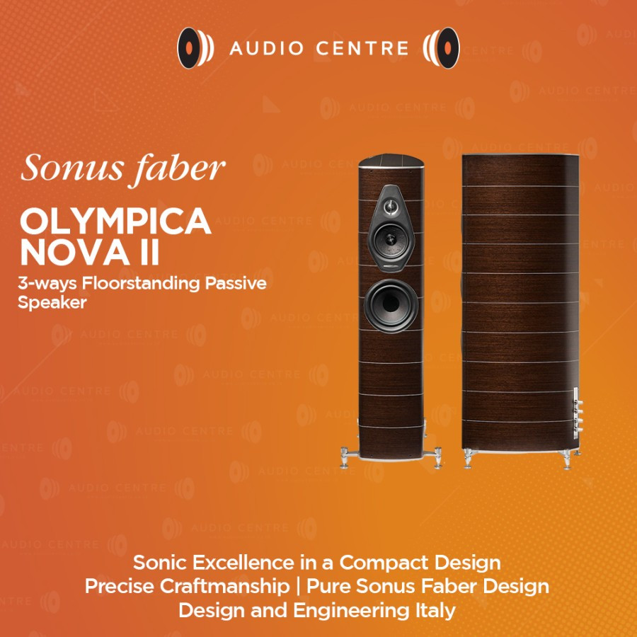 Sonus Faber Olympica Nova II 3-ways Floorstanding Passive Speaker made in italy