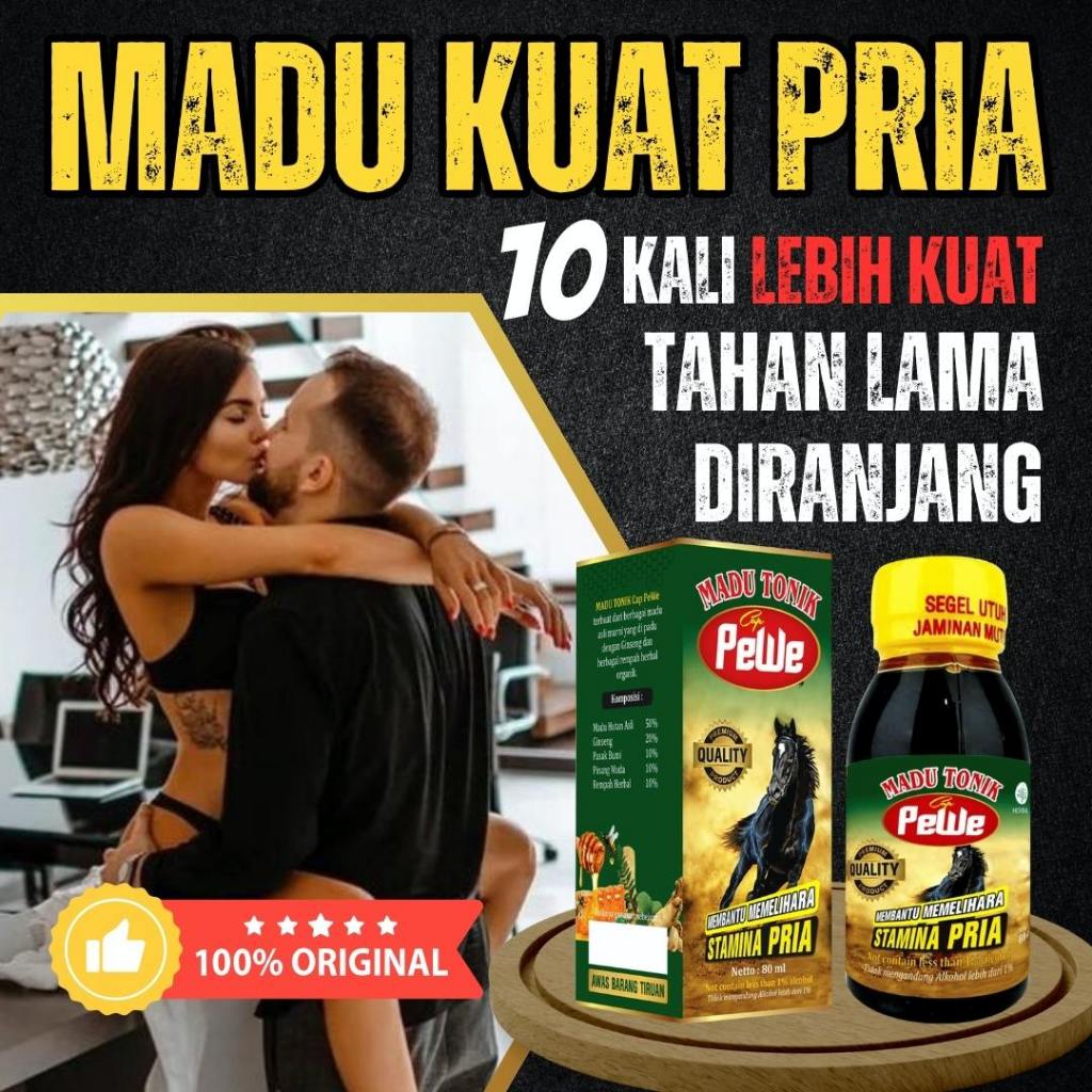 

Madukuat Madu Pewe Original | 10X Kuat Tahan Lama Penguat Stamina Pria Aman Di Konsumsi | 100% Asli