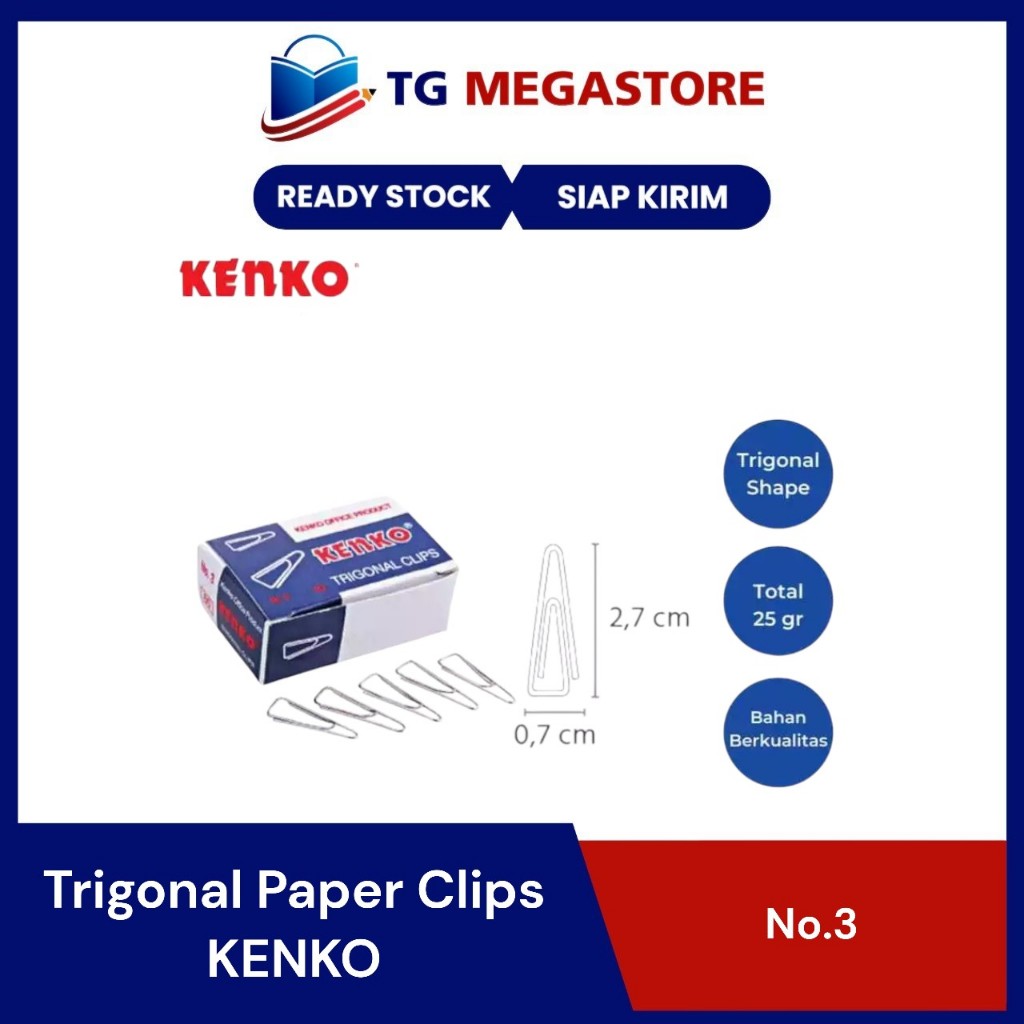 

Trigonal Paper Clips Kenko No.3
