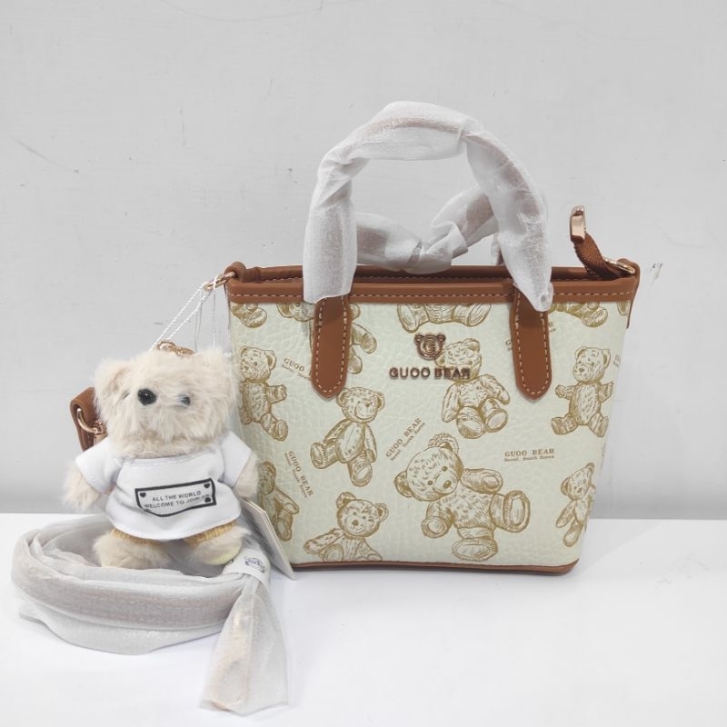 TTWN BEAR GUOO BEAR Original - GU1194 - tote Wanita TTWN BEAR - TAS TOTE TERLARIS - TAS TOTE WANITA 