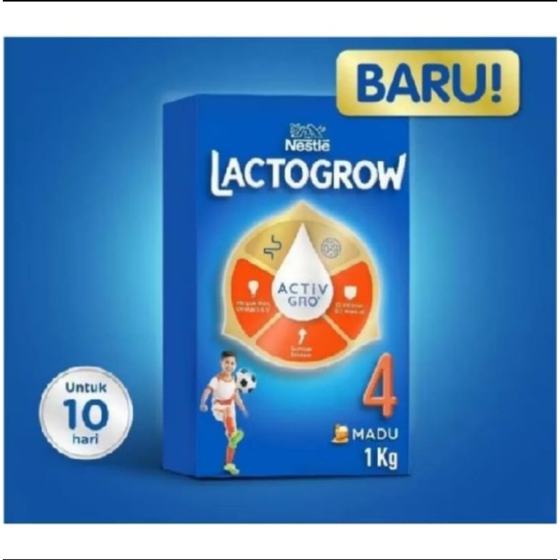 

Lactogrow 4 Susu anak untuk usia 3-5th 1 kg (vanilla & madu)