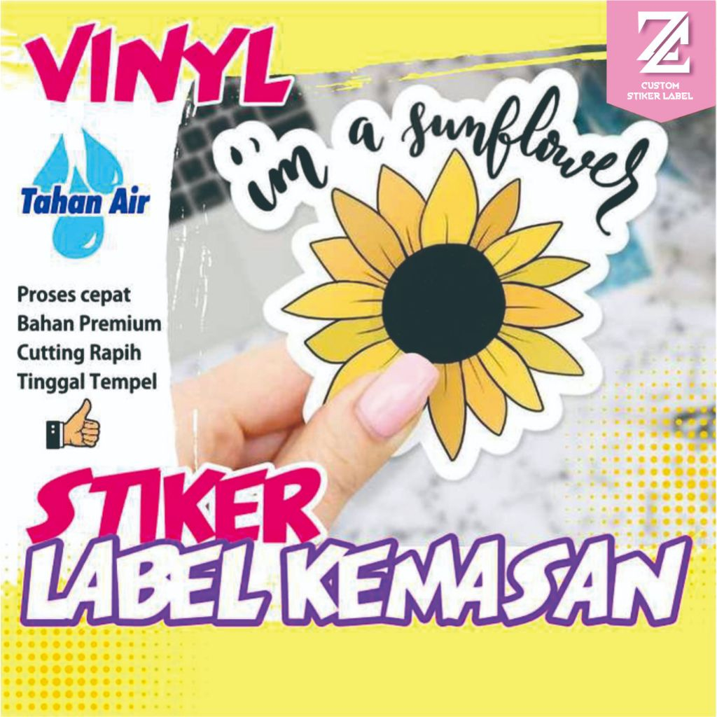 

CETAK STIKER LABEL KEMASAN VINYL / PRINT STIKER LABEL KEMASAN / LABEL NAMA ONLINE SHOP / STIKER LABEL MAKANAN