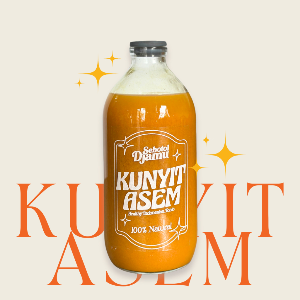 

Jamu Kunyit Asem / Kunyit Asam Sebotol Djamu 500ml