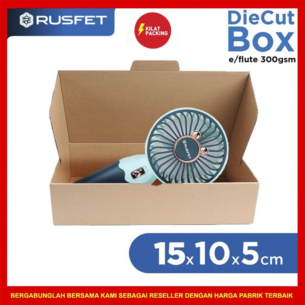 

Kardus Box Diecut Kardus Packing Kotak Box Kartun Dus Polos Satuan Rusfet 15x10x5 cm