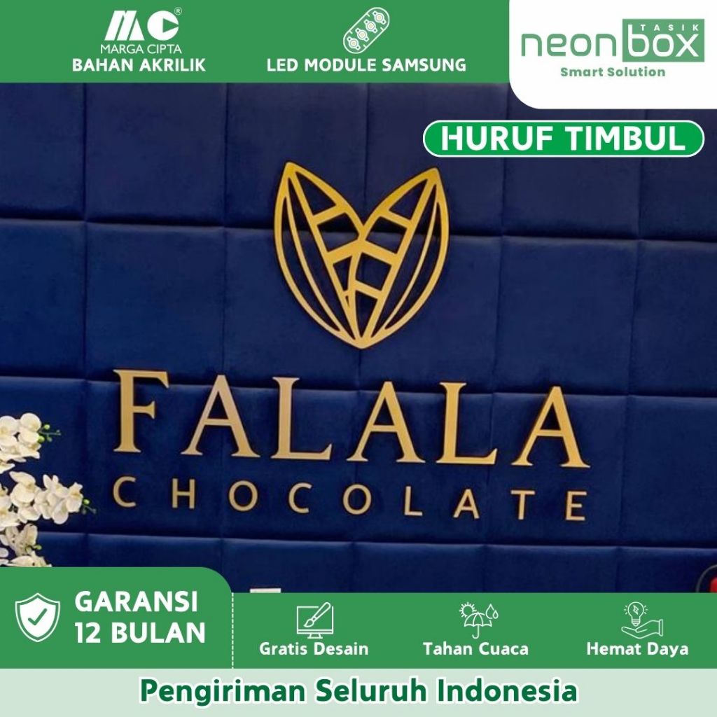 Huruf Timbul Stainless Steel 3D Huruf Timbul Chrome untuk Dinding Huruf Timbul Custom Free Desain Si